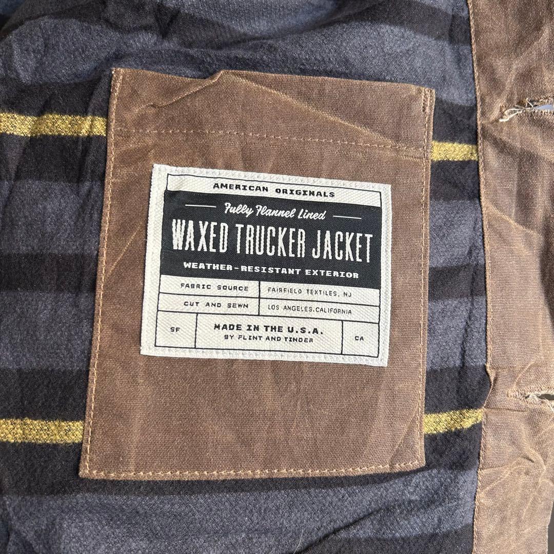 USA製 FLINT AND TINDER 1st オイルドコットン ジャケット