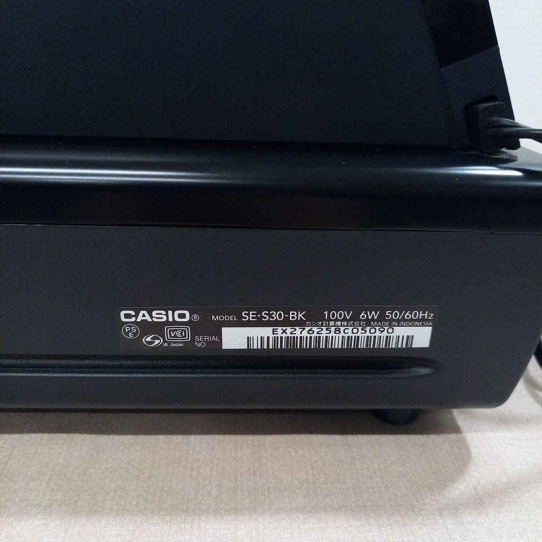 CASIO レジスター SE-S30-BK ブラック カシオ