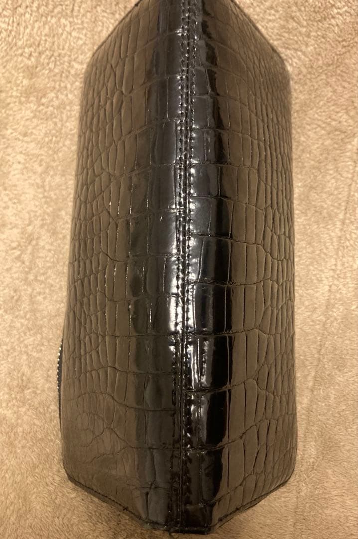 JRA認定品 クロコダイル 長財布 ブラック