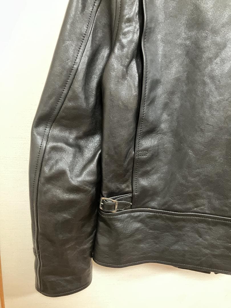 MOTOR ホースレザー スポーツジャケット　L ブラックモト　モーター