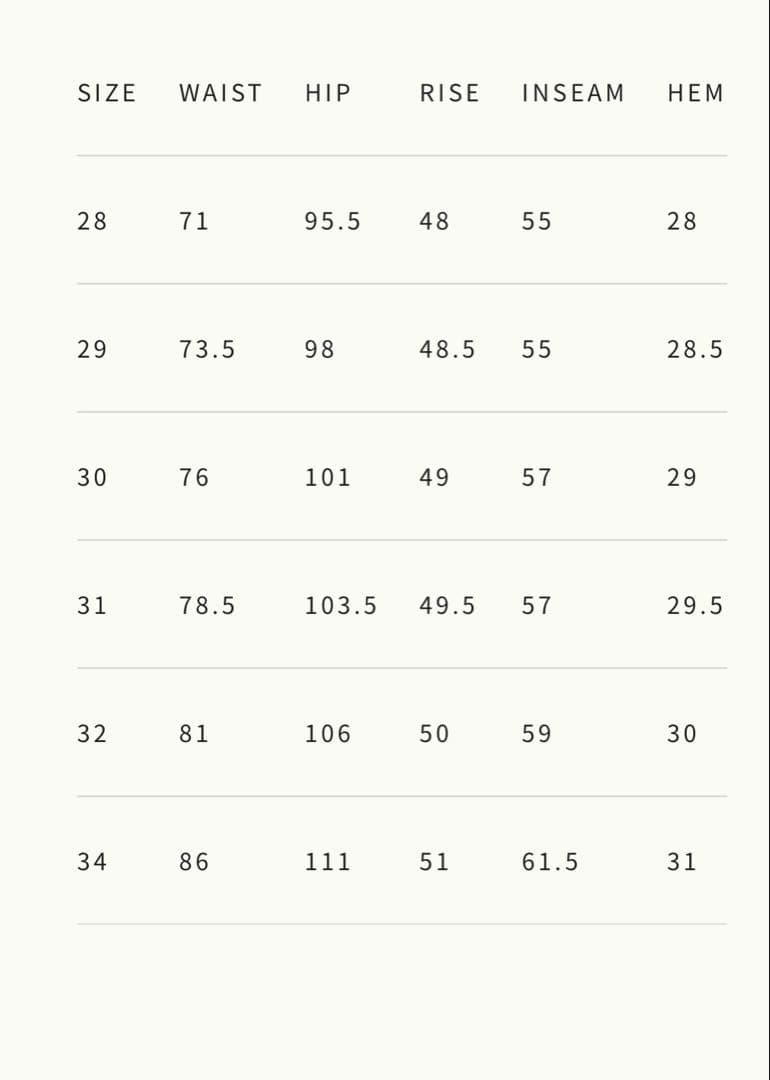 inscrire loose fit 30デニム