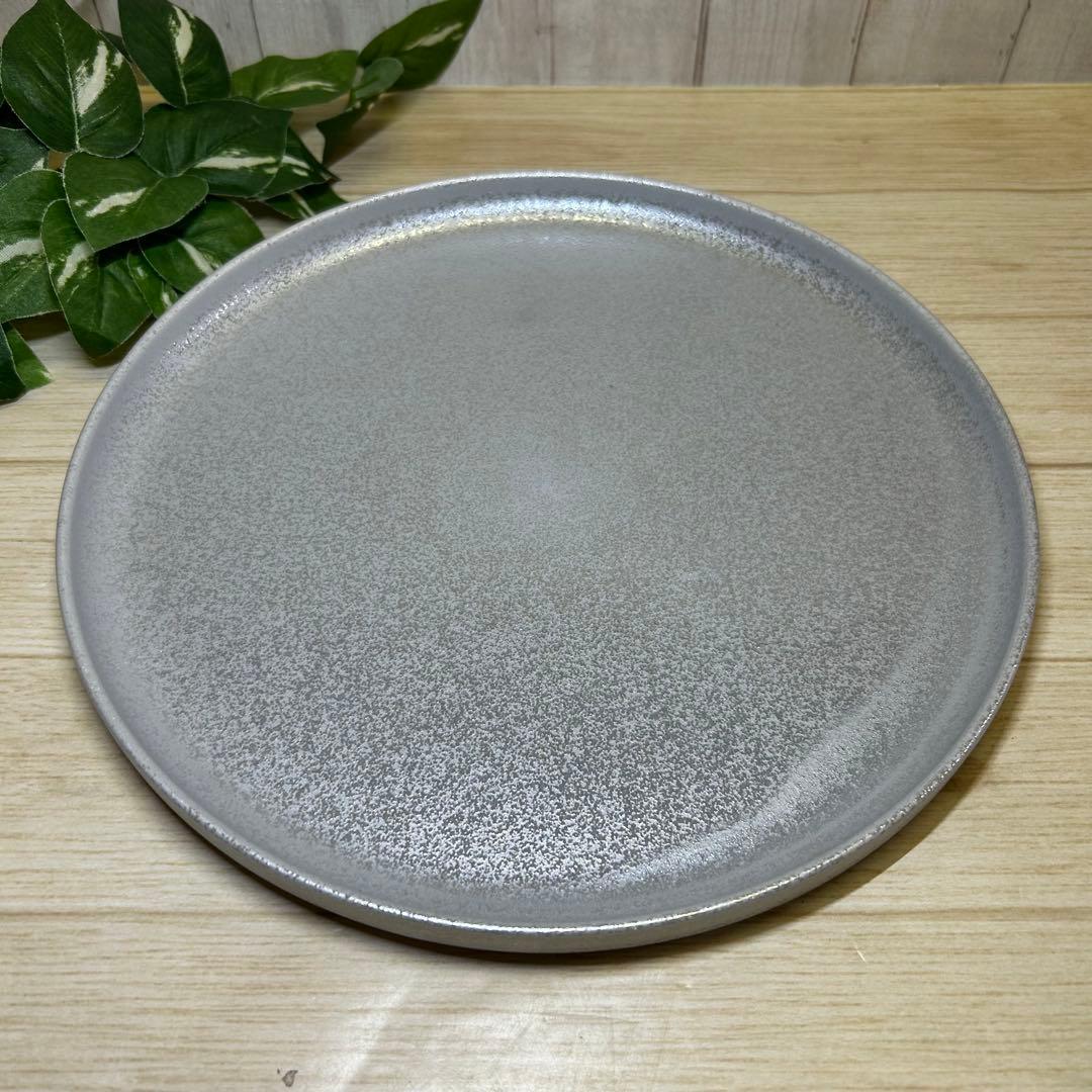 ラスター釉色変わり26cm浅口切立皿(3枚)