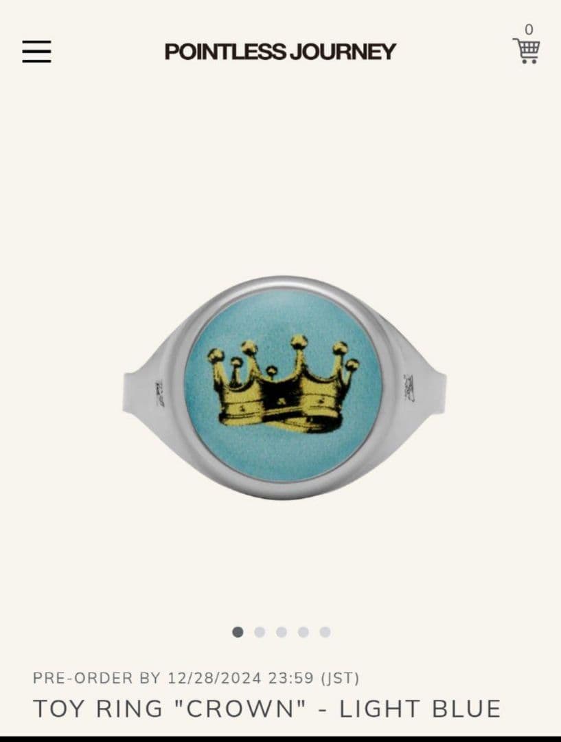 TOYRING CROWN LIGHT BLUE 常田大希