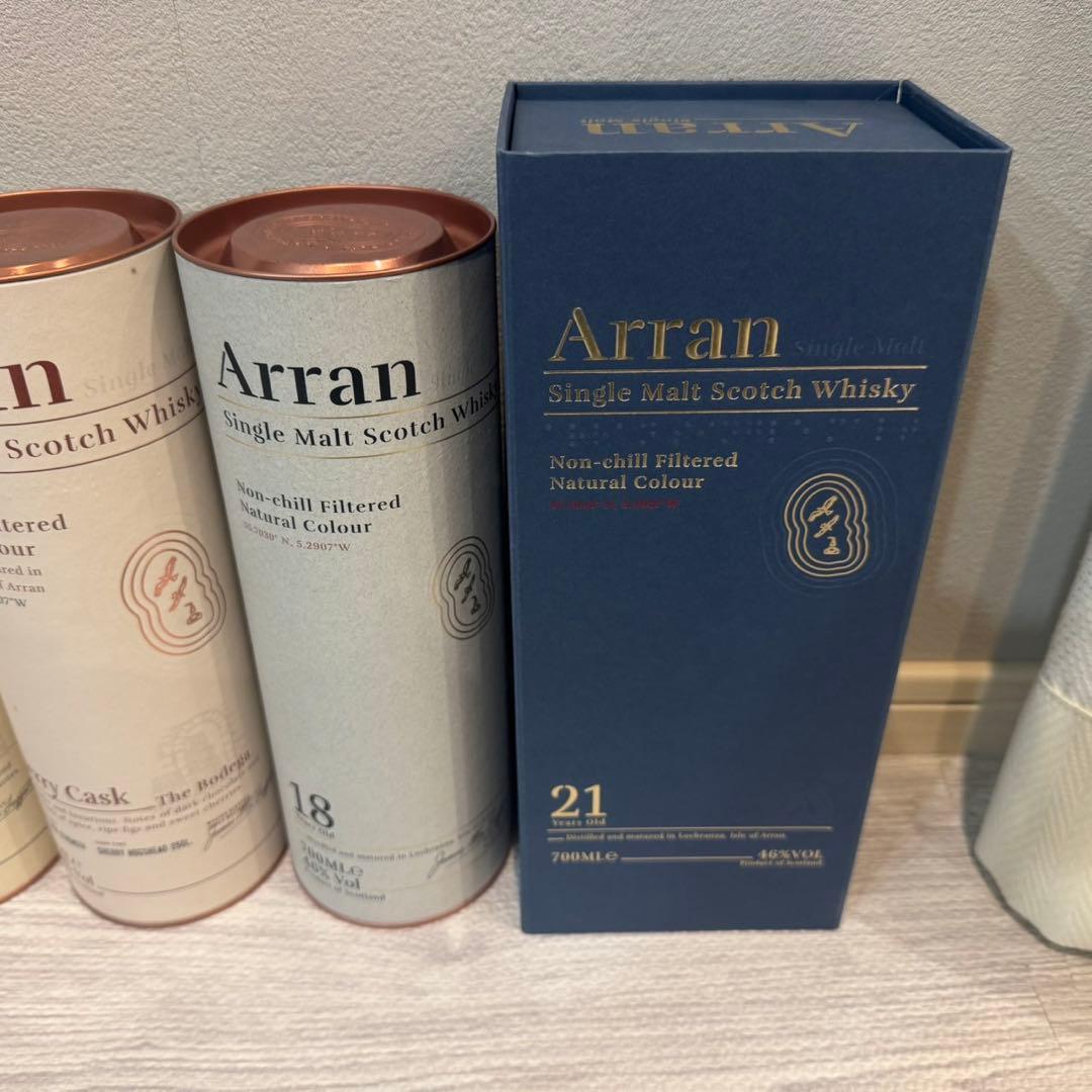 Arran ウィスキー　18年・21年　まとめ売り　アラン