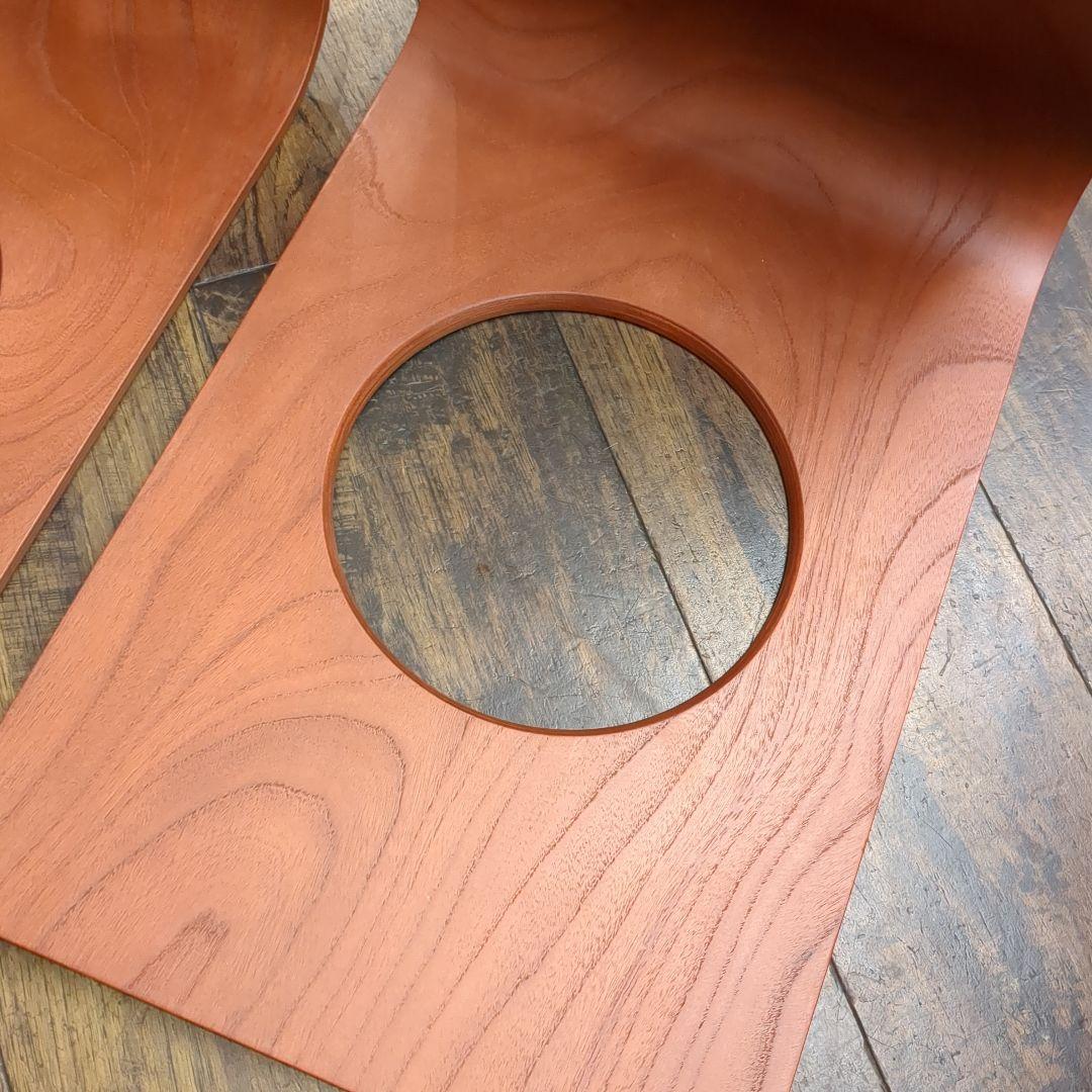 【新品未使用】 天童木工 座椅子 2脚 TENDO 曲木 伝統工芸 木製