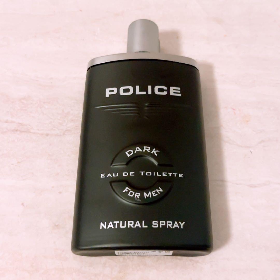z1☆残量多☆ ポリス ダーク オードトワレ スプレイ 100ml POLICE