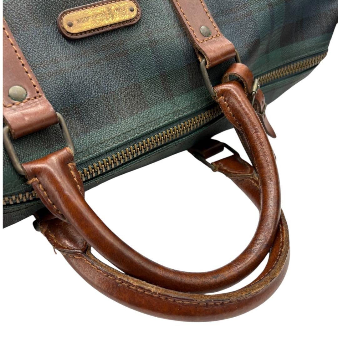 美品 ポロ ラルフローレン 2way ボストンバッグ グリーン 旅行 330A