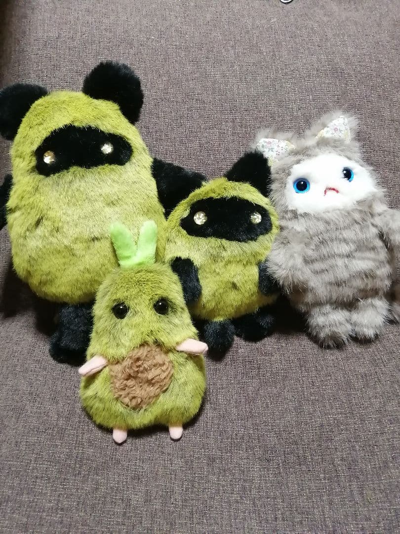 もりりさん専用☆アボカドのぬいぐるみ。アボちゃん。たぬきんさん。