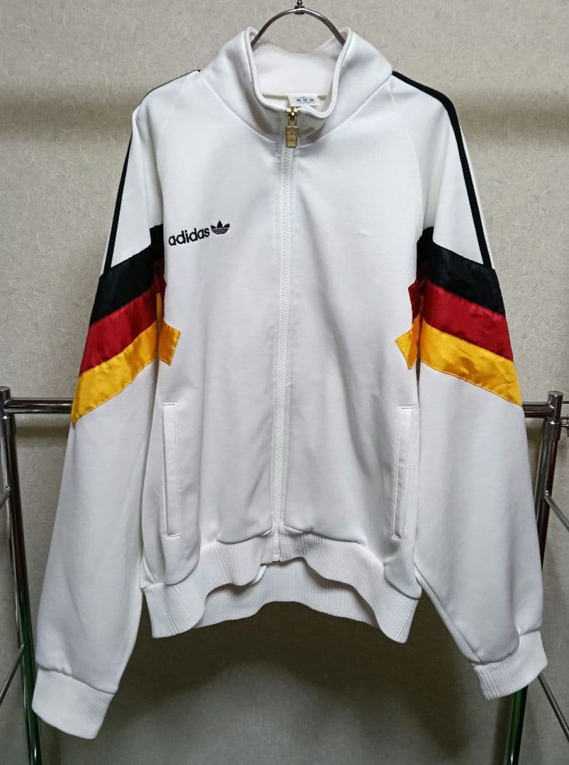 90s! アディダス デサント ドイツ代表 短丈トラックトップ　O