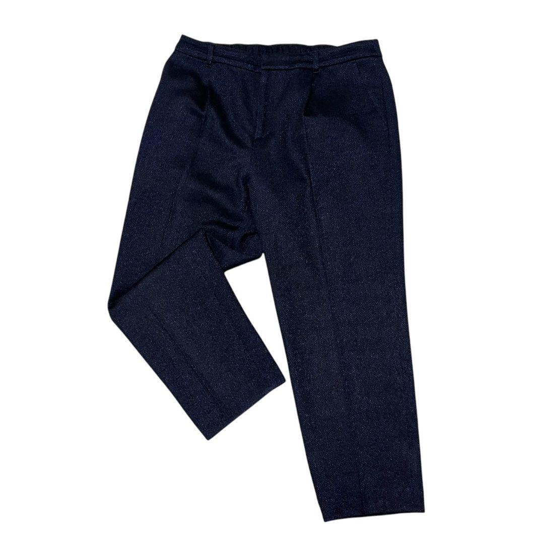 【大きいサイズ】【44】INDIVI ノーカラー パンツスーツセットアップ