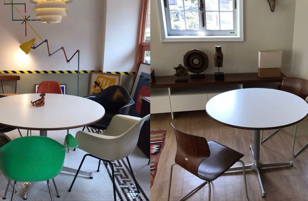 D&DEPARTMENT ラウンドテーブルLAUAN TABLE ROUND