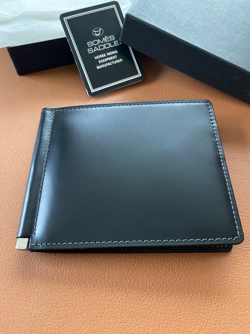 も*こ様 SOMES SADDLE ソメスサドル　コードバンマネークリップ HV