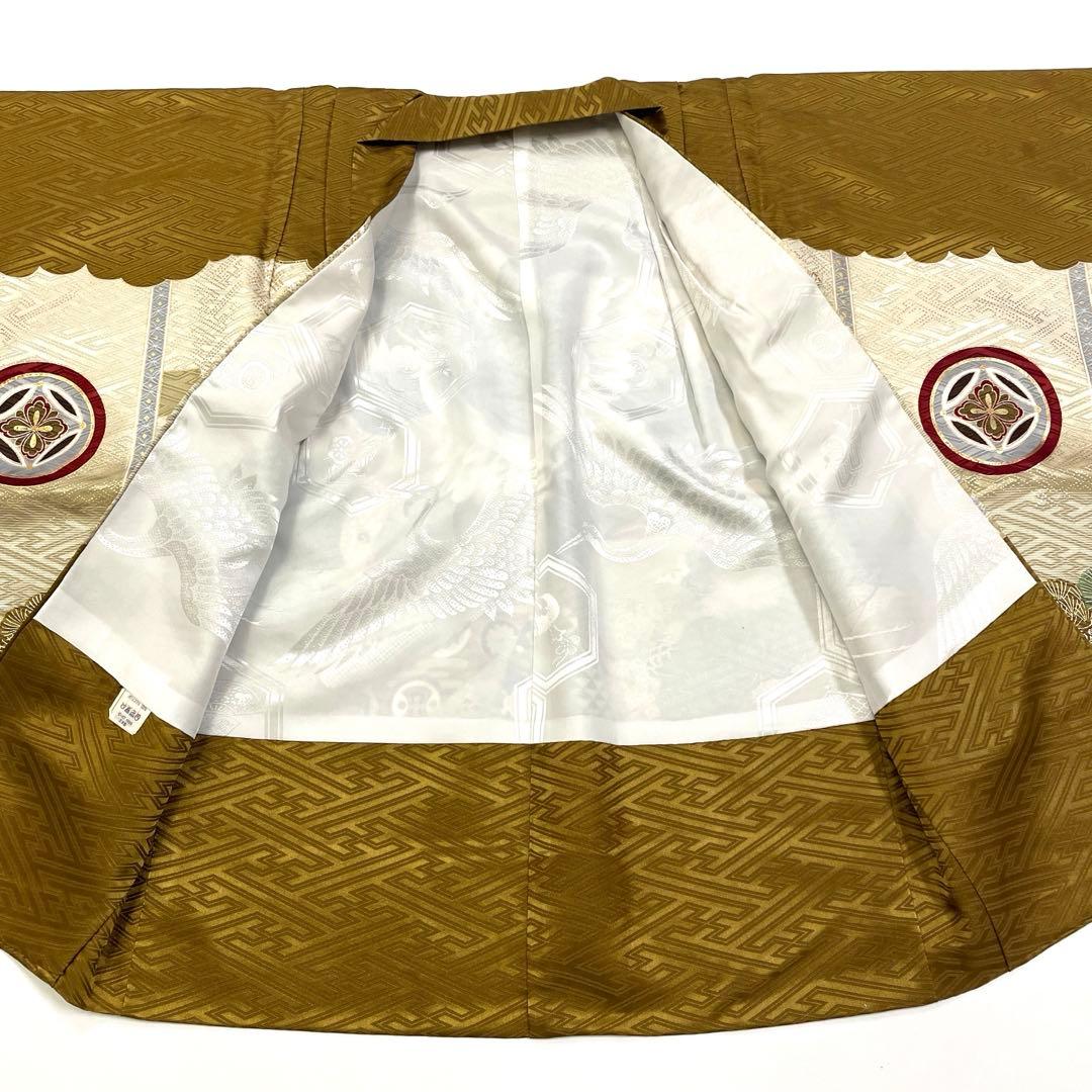 七五三 羽織セット 男の子 羽織 着物 長襦袢 半衿付き 5歳 No.135