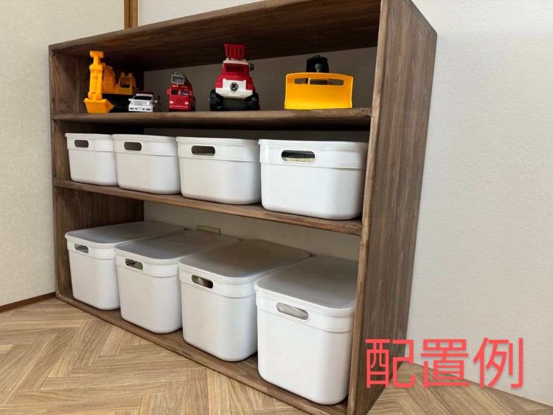 おもちゃ棚　保育家具　ハンドメイド　送料無料