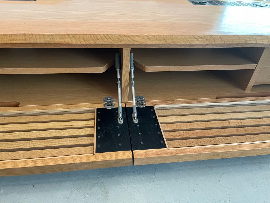 大型210cmモリタインテリア　レッタ+3170無垢材テレビボードテレビ台