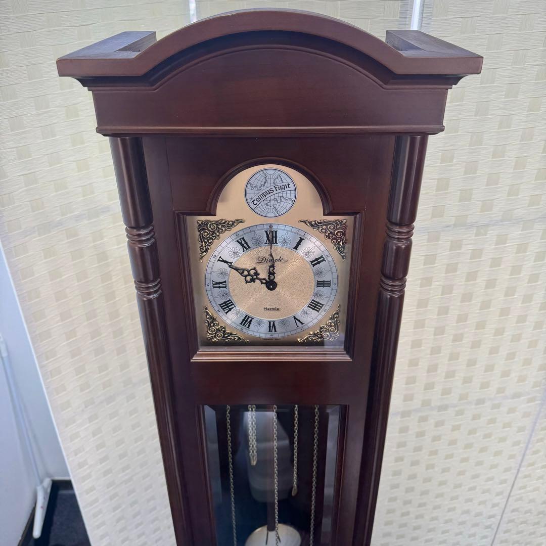 HERMLE ヘルムレ 最高級 ドイツ製 アンティーク ホールクロック 置き時計