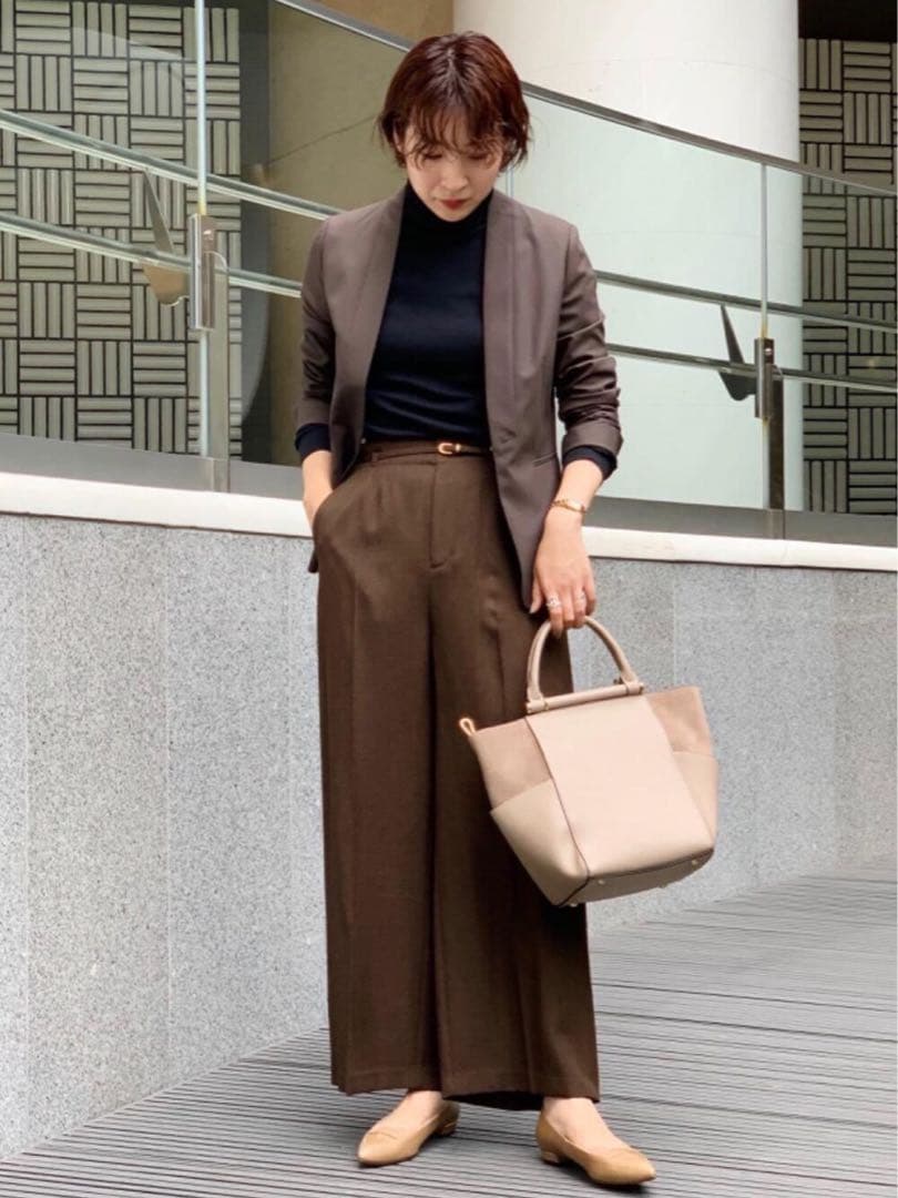 【美品】ユナイテッドアローズ セットアップスーツ ブラウン / 36