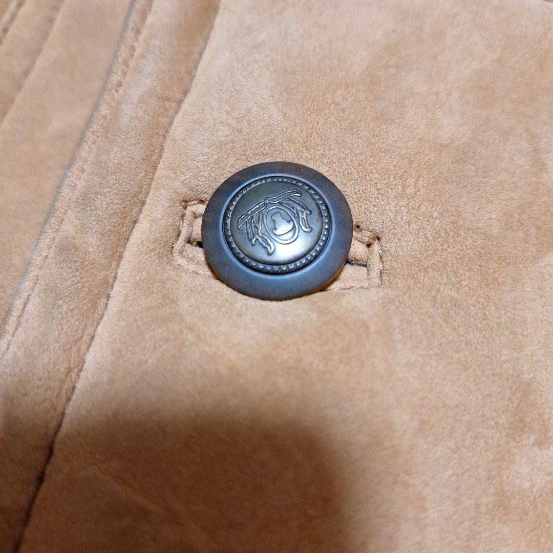 イタリア製✨ムートンコート　リアルレザー　裏ボア　サイズ50