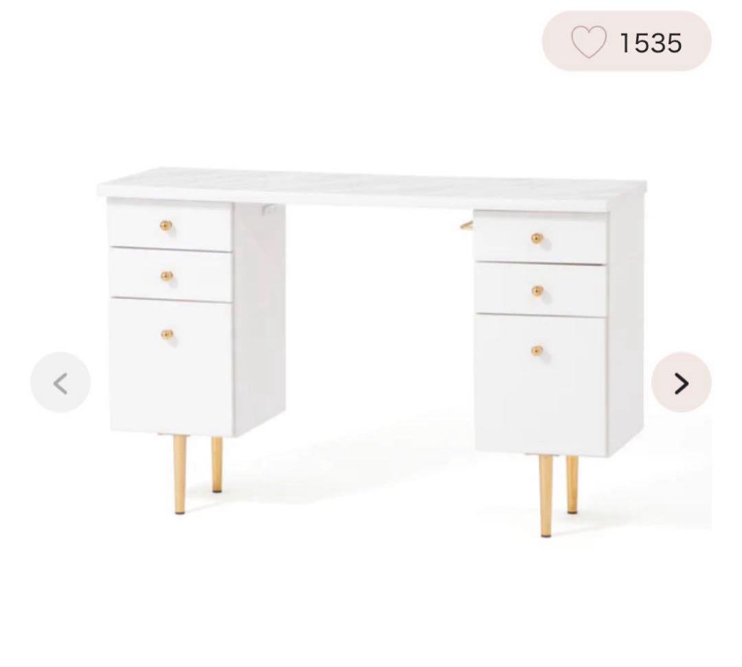 Francfranc エルドラド　コスメデスク　ドレッサー 追加デスク付き