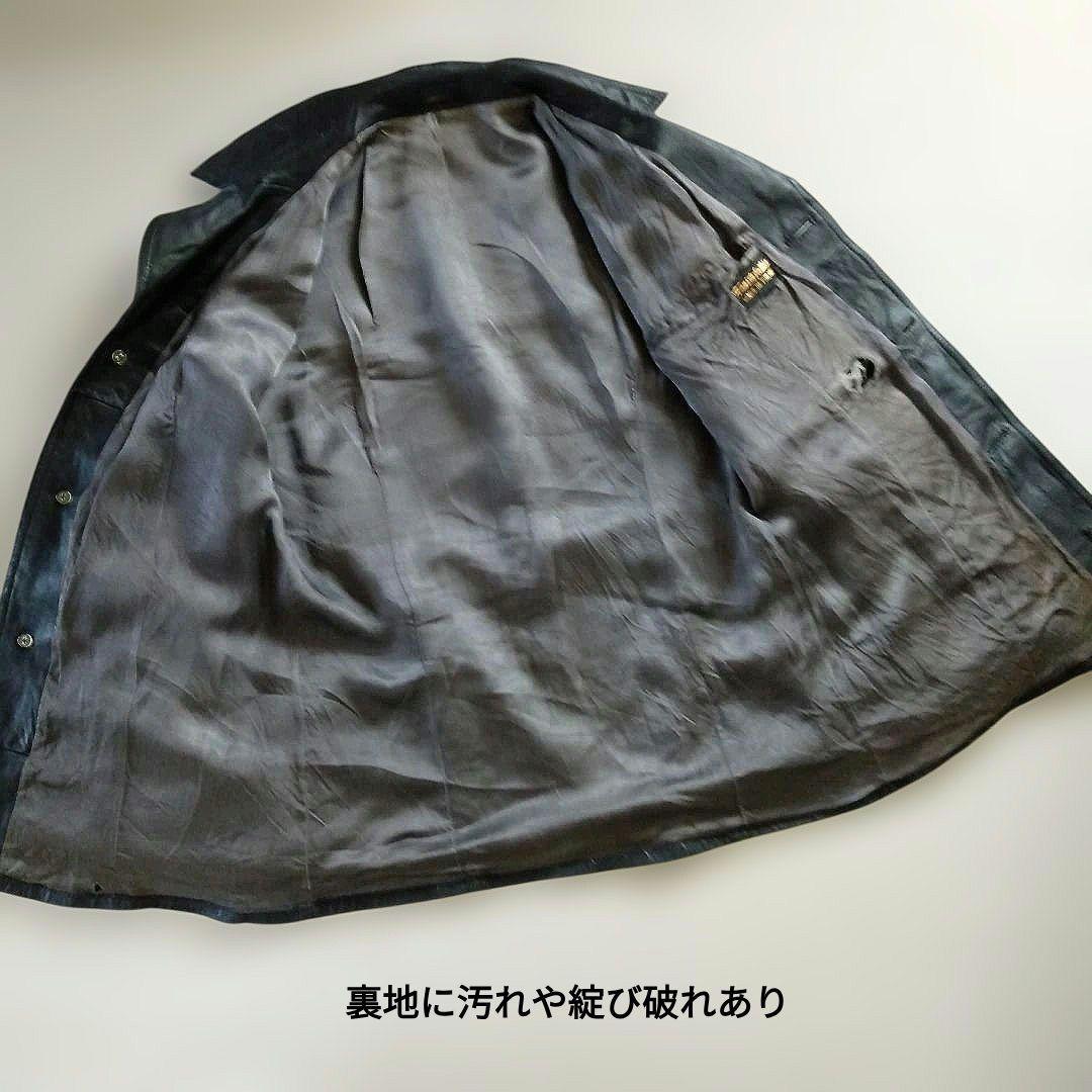 70s Vintage レザーハーフコート レザージャケット カーコート