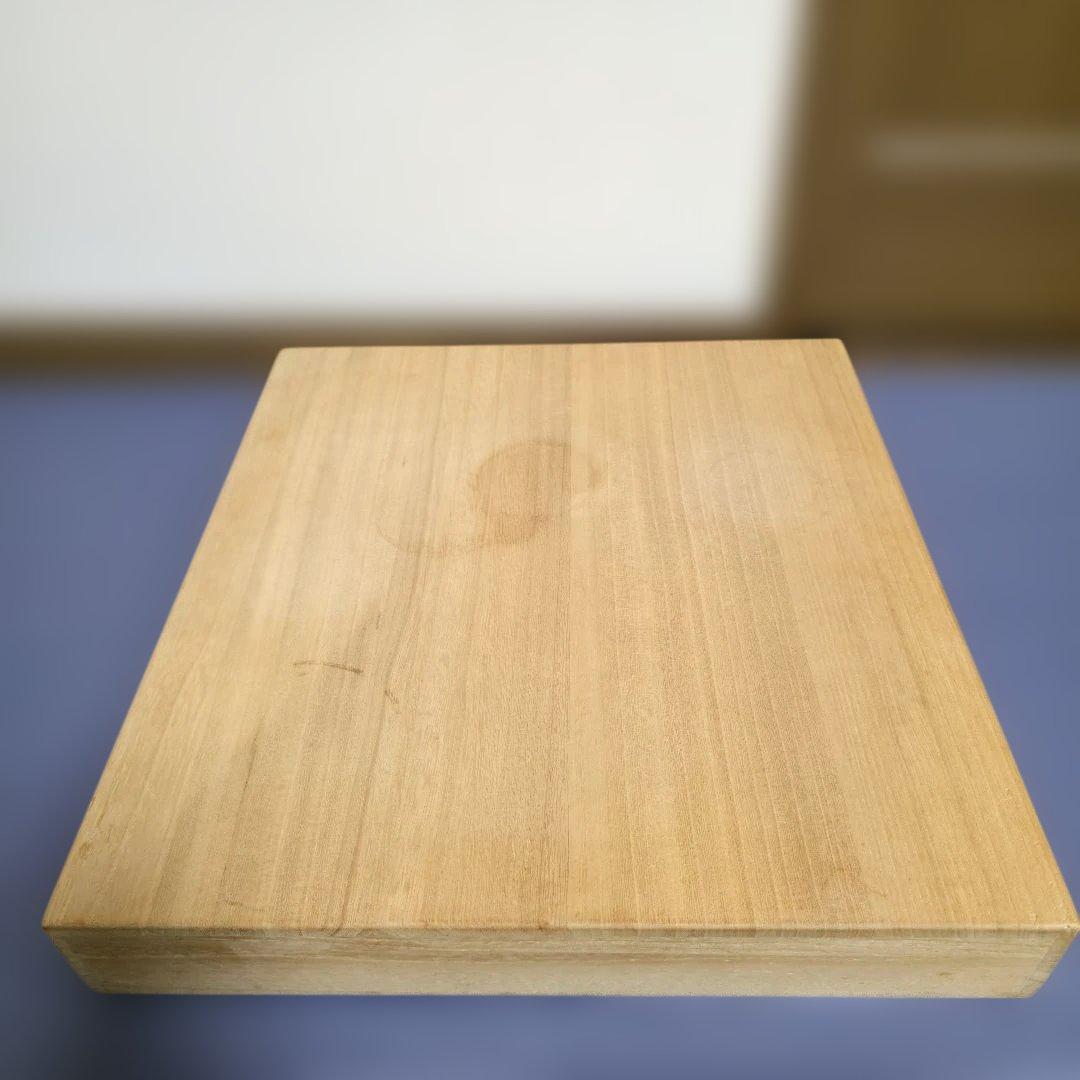 【143】テルヒコ様　新榧 しんかや　２寸卓上碁盤　柾目　【美品】