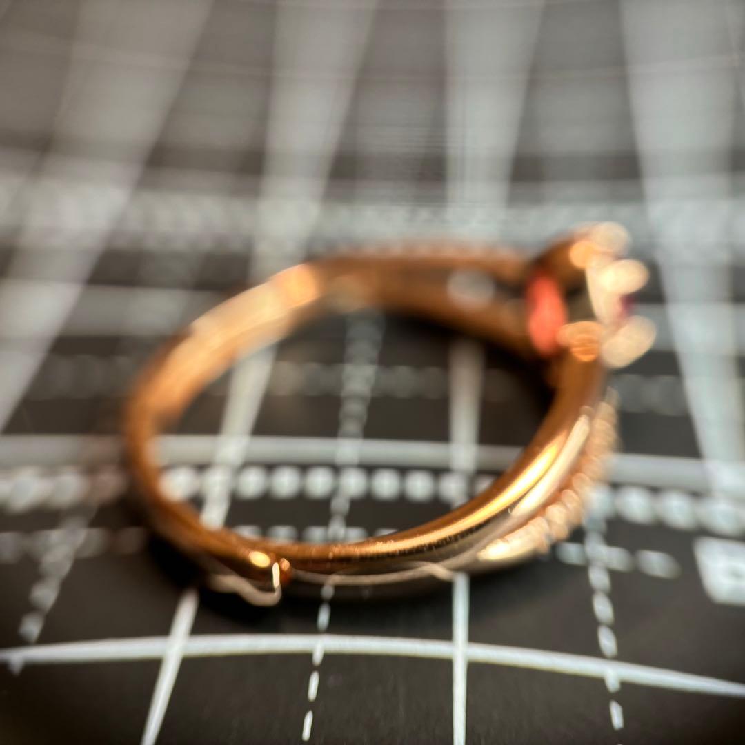 ★値下げ★鑑別メモ付き　ルビー　リング　フリーサイズ