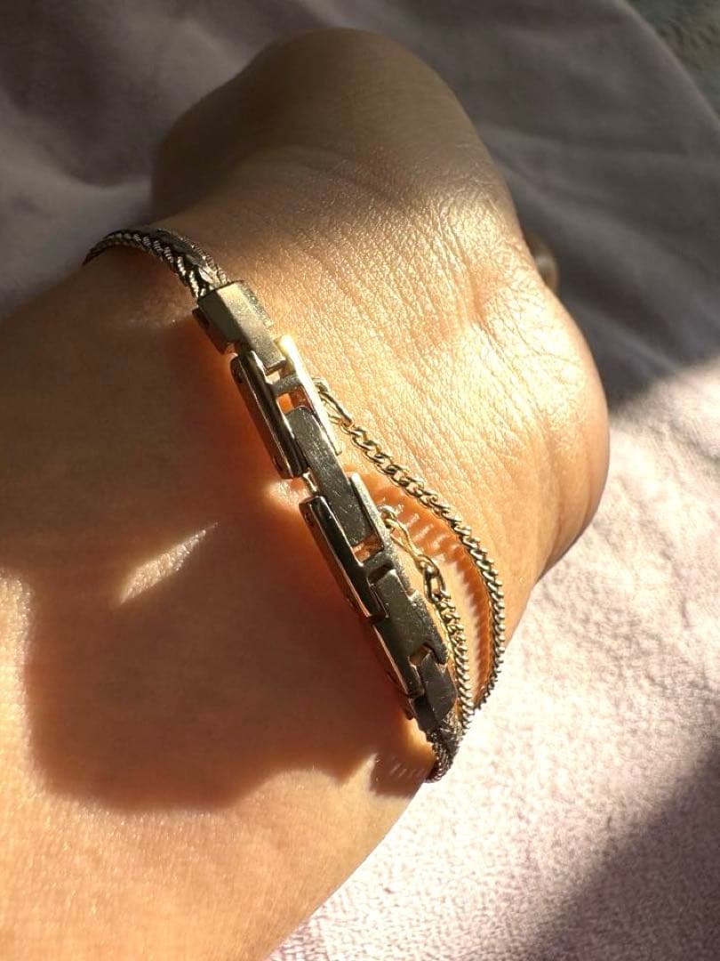 【美品貴重】アガット agete スクエアフェイス ジュエリーウォッチ