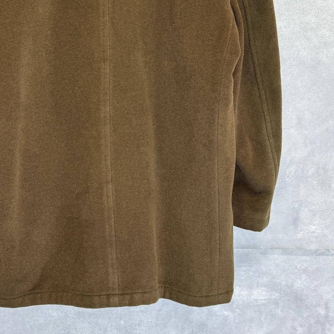 J.PRESS ジェイプレス 2ポケット ウールコート 茶 DM955