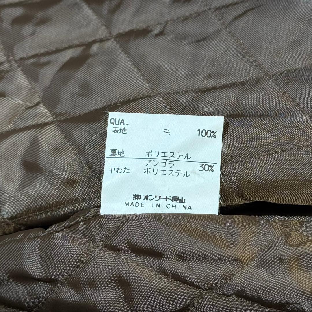 J.PRESS ジェイプレス 2ポケット ウールコート 茶 DM955