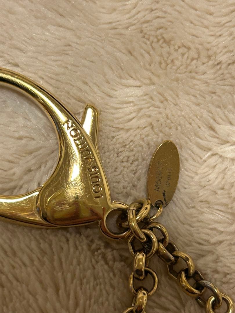 LOUIS VUITTON ビジューサック ビーフルール キーホルダー チャーム