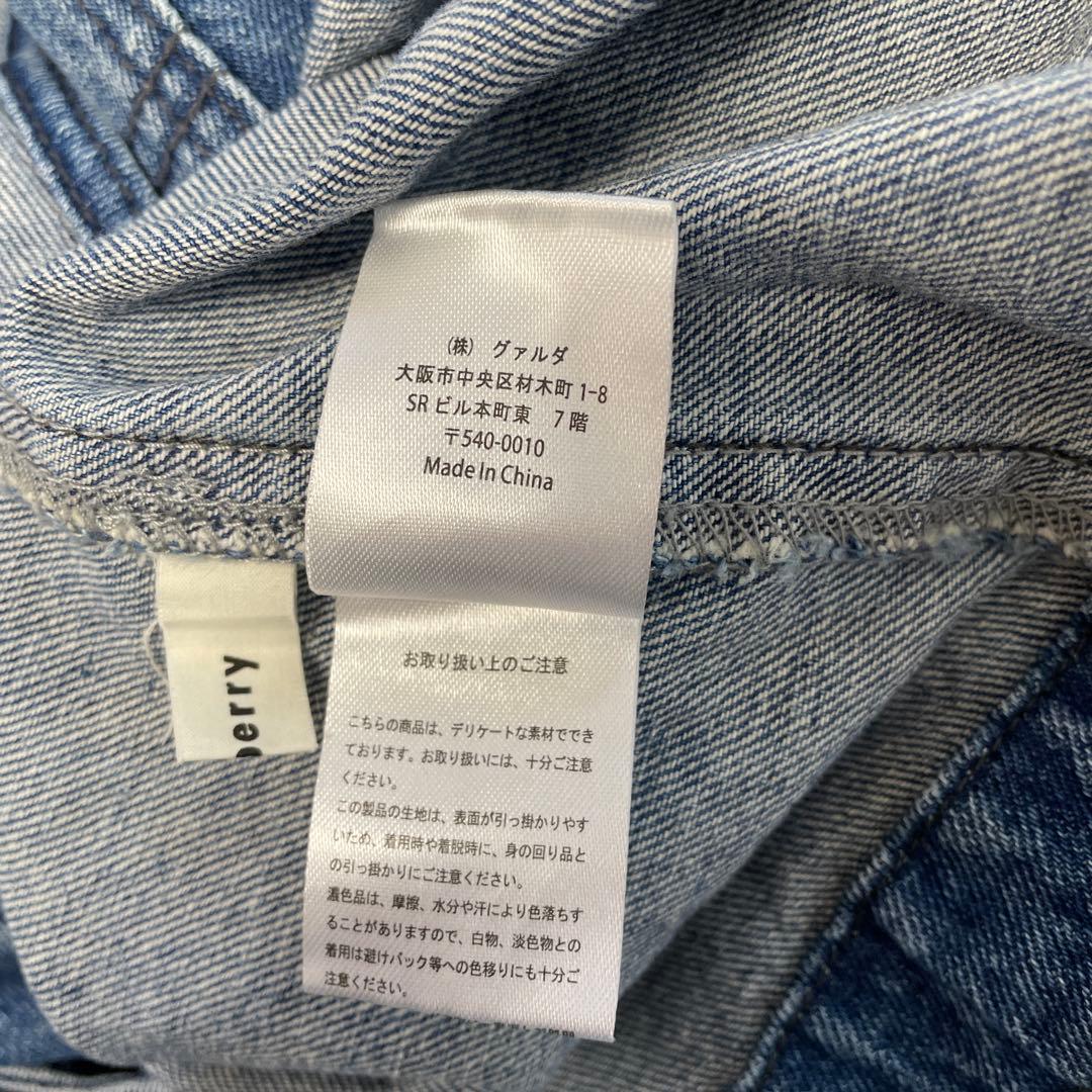 soulberry ソウルベリー　店長のデニムなサロペット　オールインワン　M