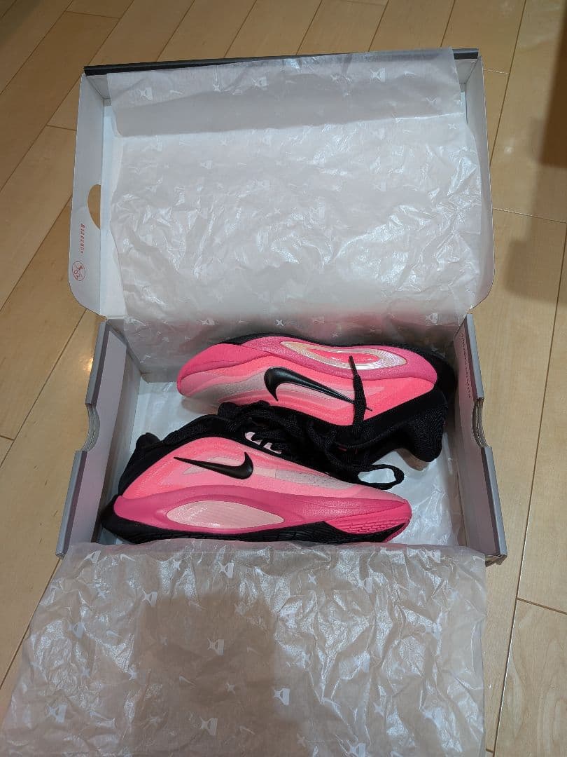 Nike A'ONE EPブラック/ハイパーピンク　23cm