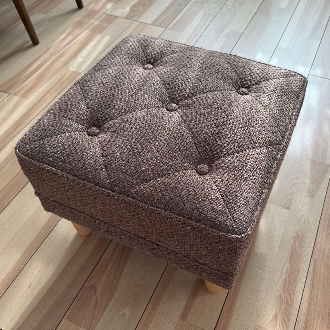 カリモク60 オットマン ウールナップブラウン