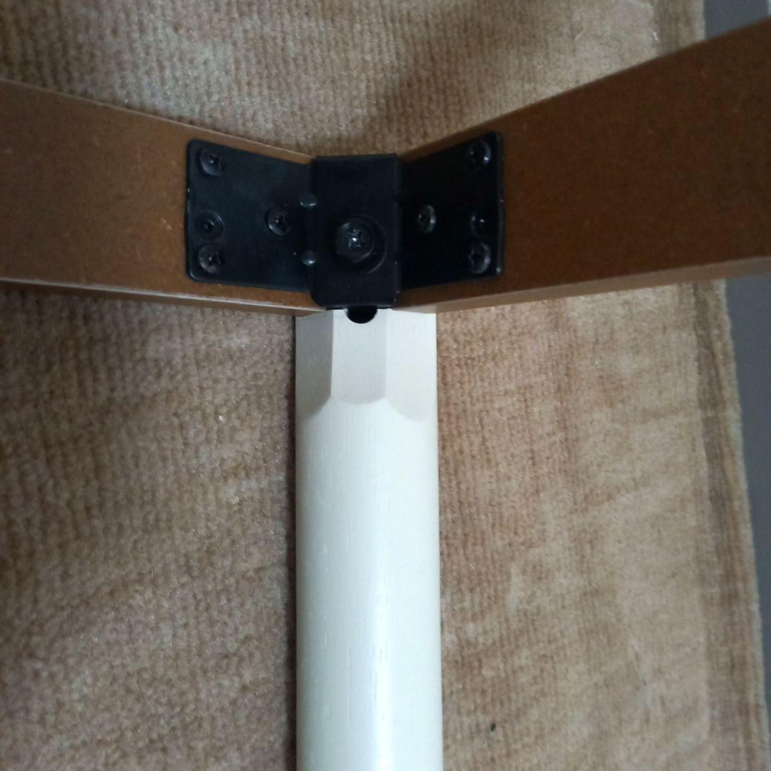 ニトリ　リビングこたつ　テーブル　長方形　120×75×38cm　ホワイト　木製