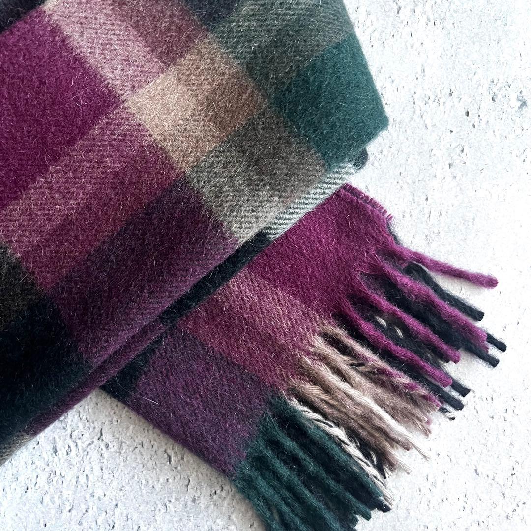 【Sky】Joshua Ellis ＊ カシミヤ マフラー100%