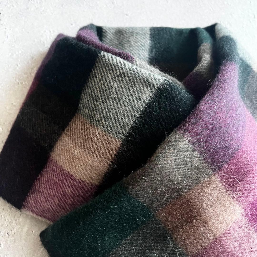 【Sky】Joshua Ellis ＊ カシミヤ マフラー100%