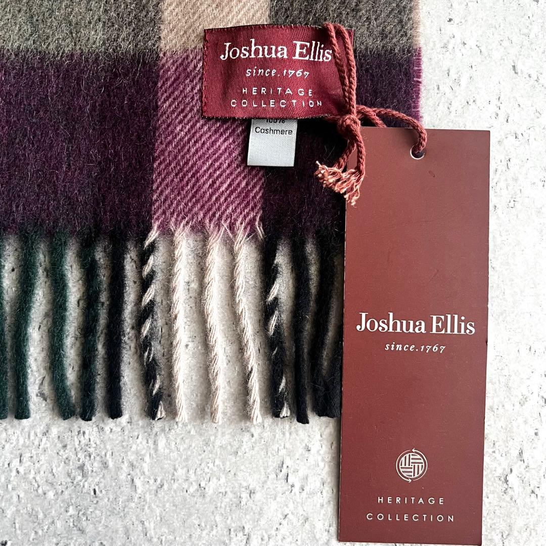 【Sky】Joshua Ellis ＊ カシミヤ マフラー100%