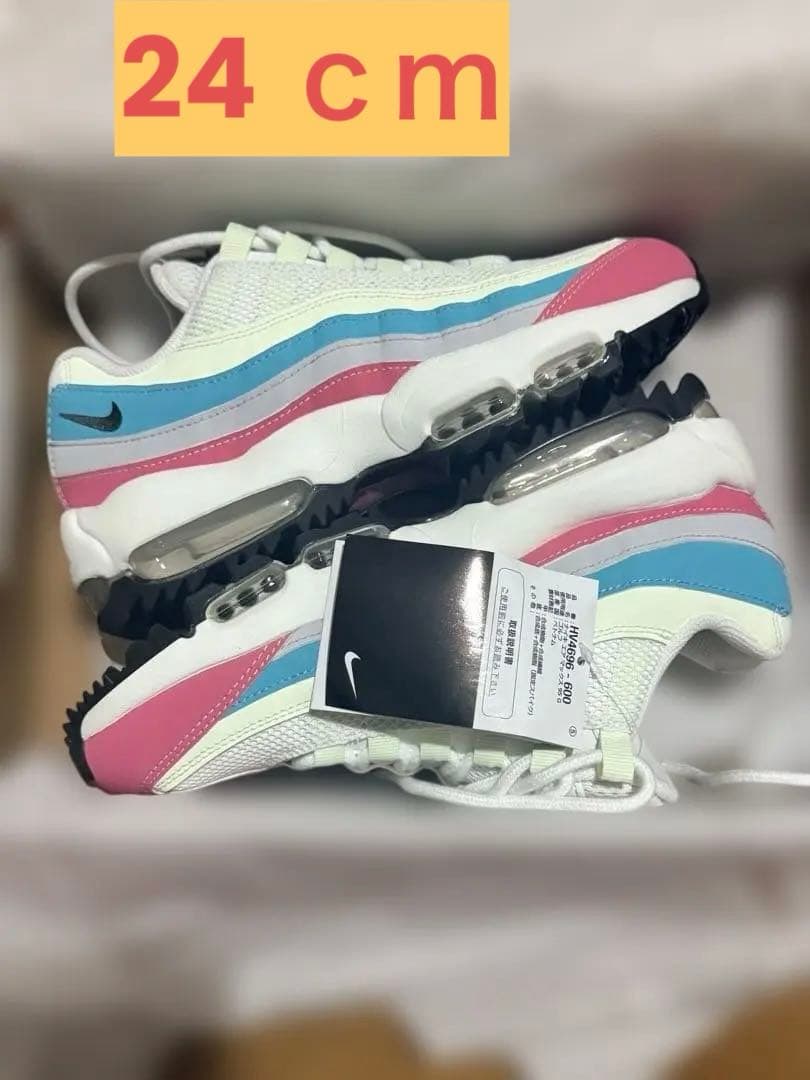 新品未使用　ナイキゴルフシューズ　ナイキ エア マックス '95 G 24ｃｍ