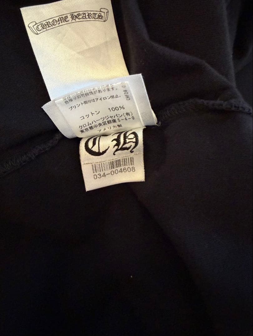 CHROME HEARTS 黒 ポケットTシャツ