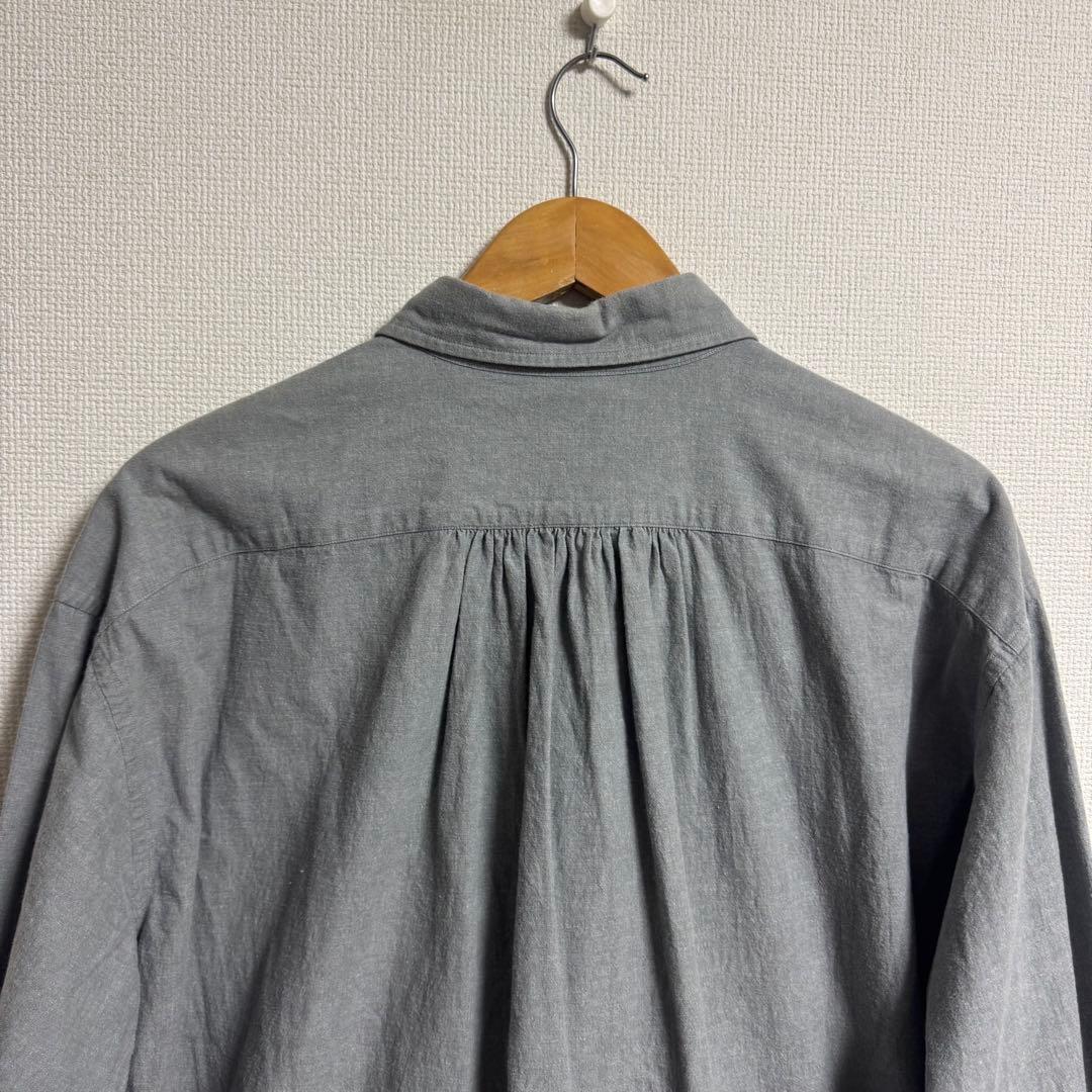 【人気】Porter Classic WIDE POCKET SHIRT グレー