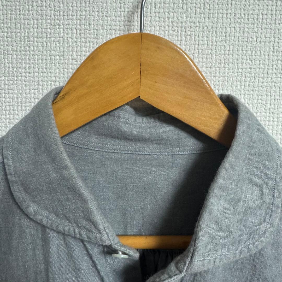 【人気】Porter Classic WIDE POCKET SHIRT グレー