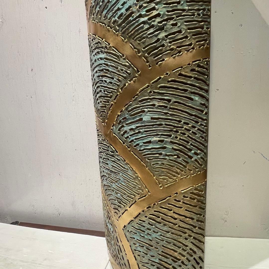 メタルアーティストAkiko Daté 2000 ランプ インテリア 希少