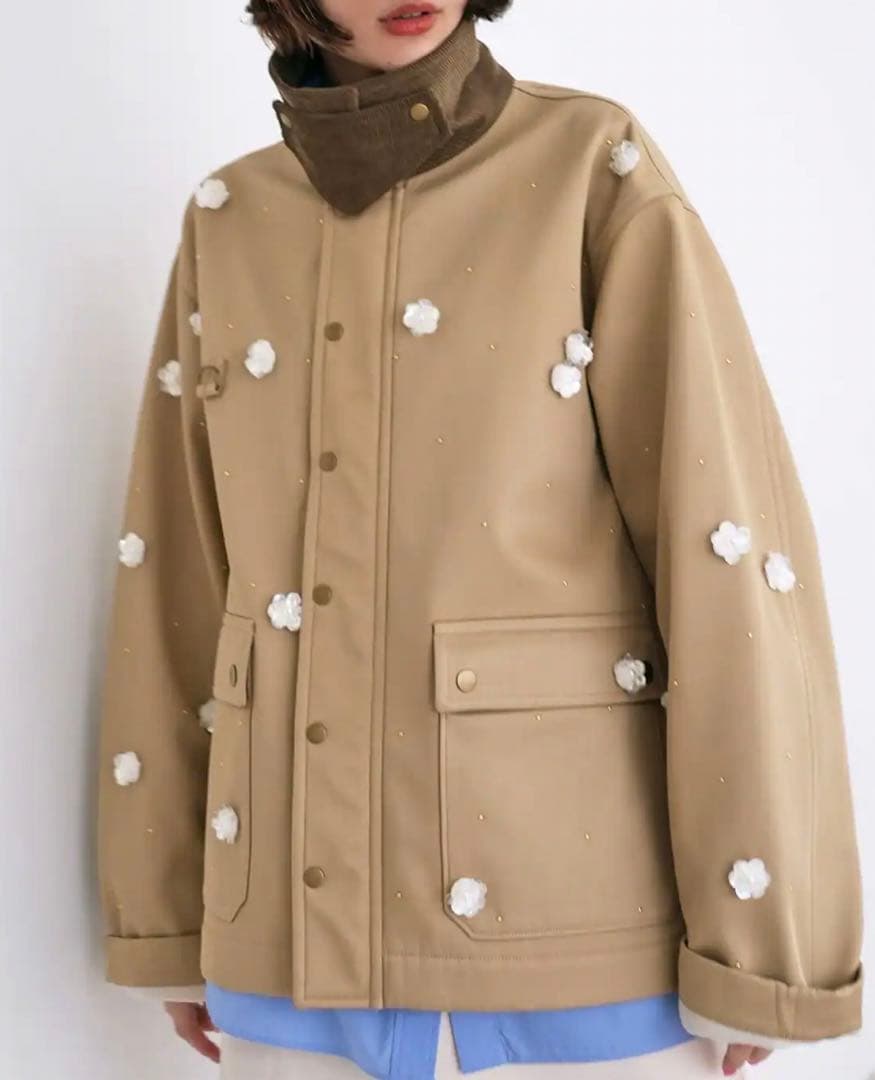 SLOBE citron. Bijou hunting ジャケット　カバーオール