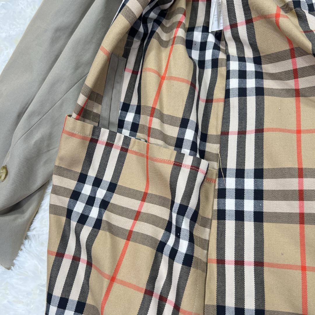 Burberrys ステンカラーコート ベージュ L相当 ノバチェック