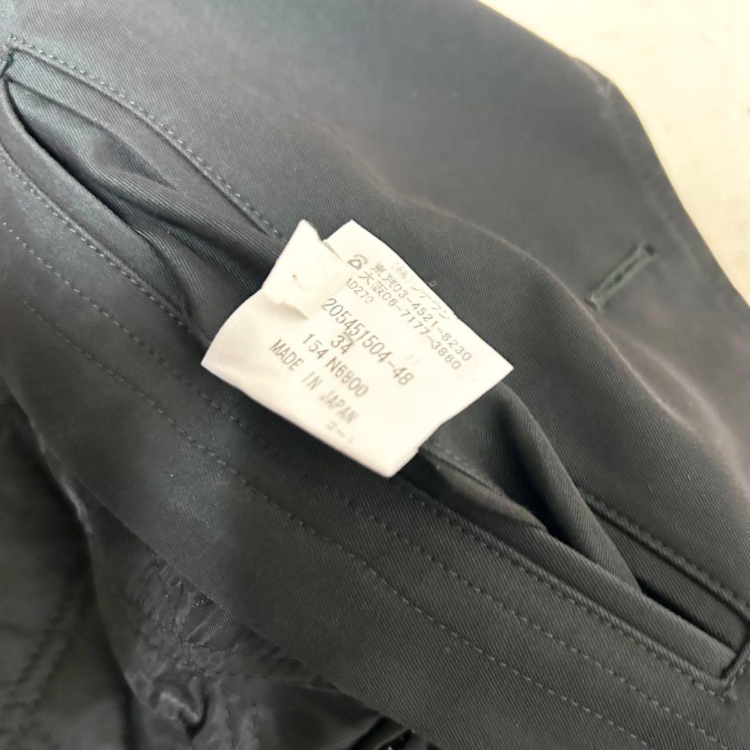 美品　アクアスキュータム　トレンチコート　キルティングライナー付　ベルト　玉虫色