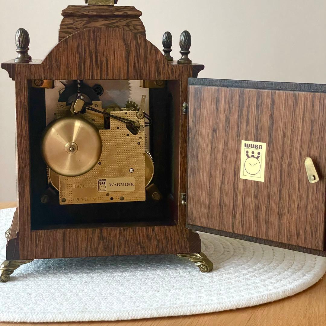 Warmink WUBA ワルミンク ウーバ ムーンフェイズ ゼンマイ式 置時計