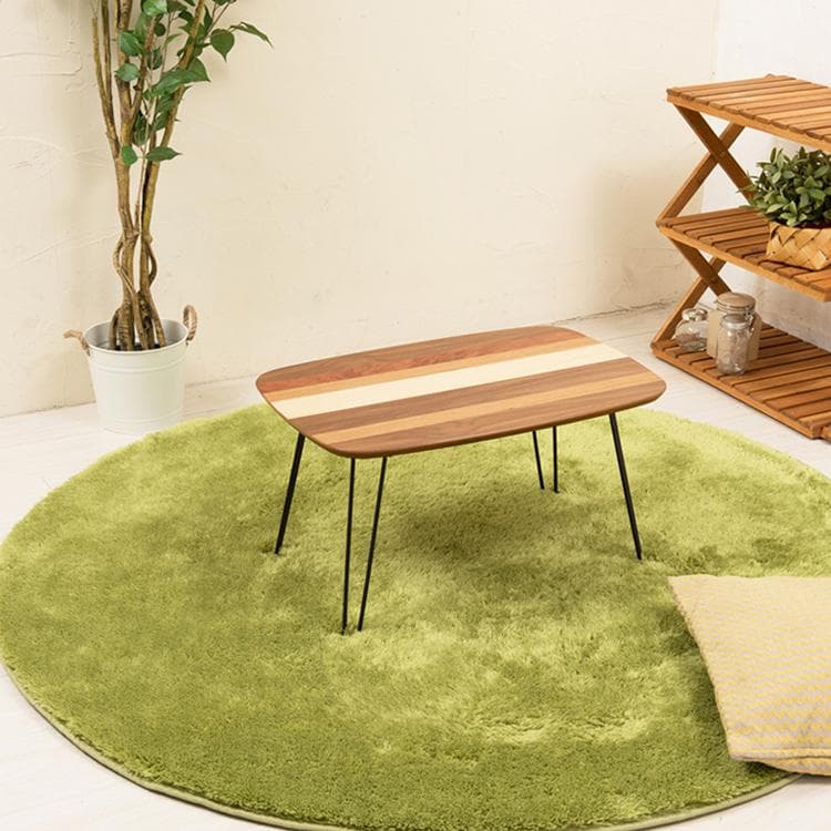 ミックス木材ミニテーブル 幅60cm 折りたたみ