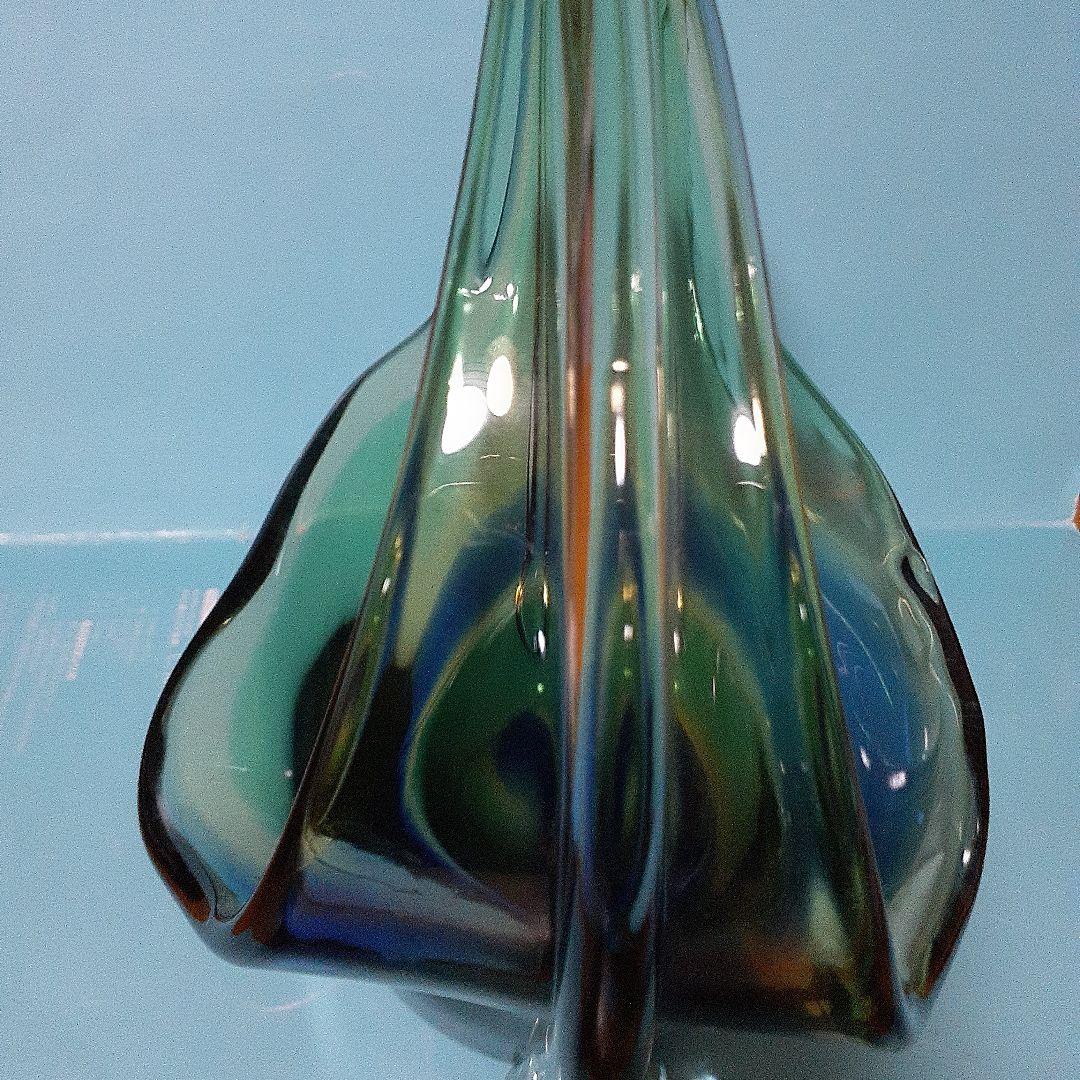 津軽びいどろグラデーションガラス花器