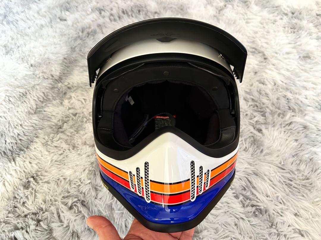 m*m様 SHOEI フルフェイスヘルメット ホワイト・オレンジ・ブルー