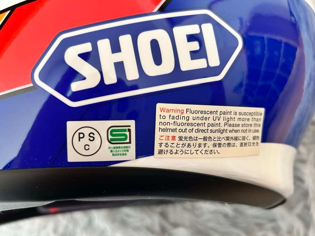 m*m様 SHOEI フルフェイスヘルメット ホワイト・オレンジ・ブルー